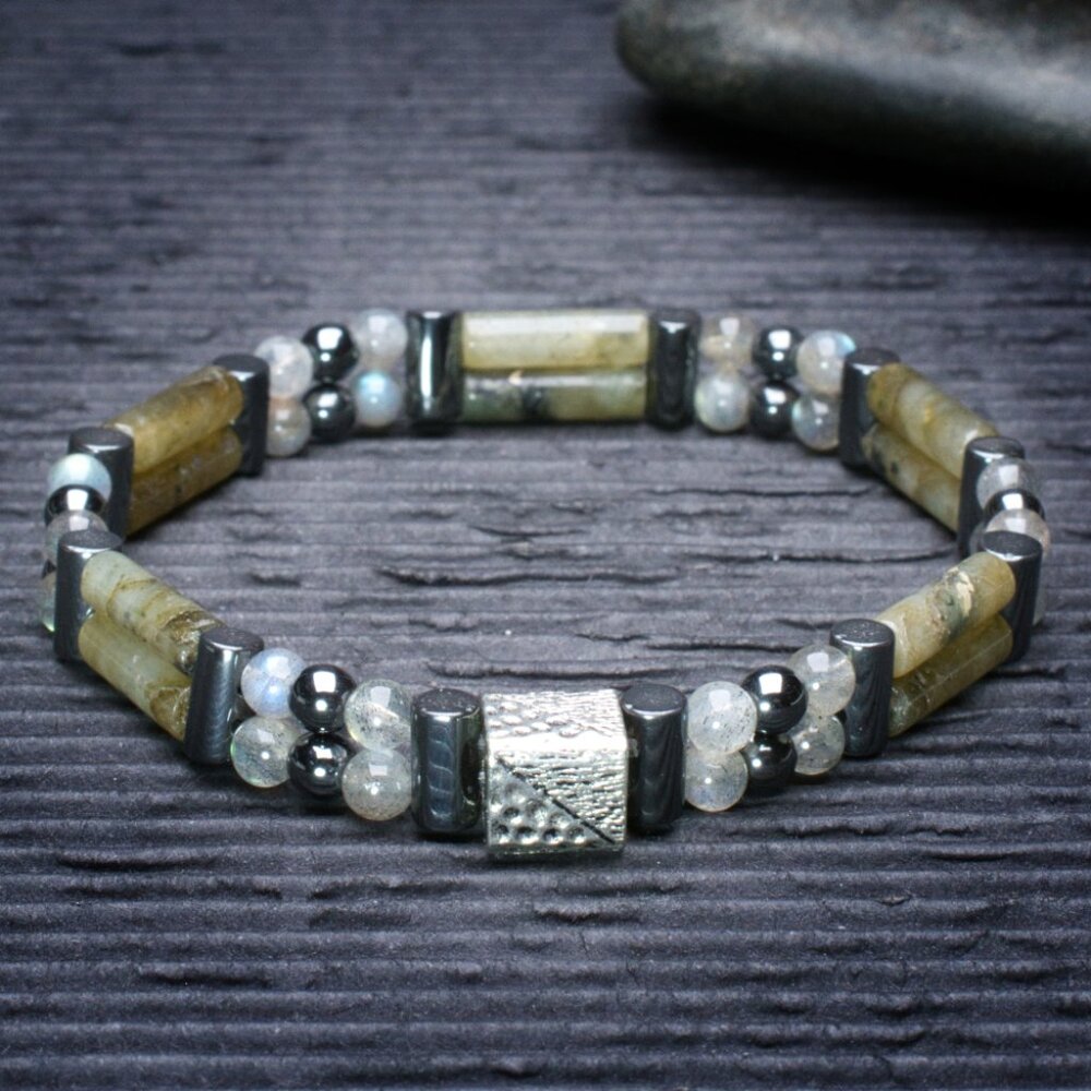 Labradorite Double Power Bracelet